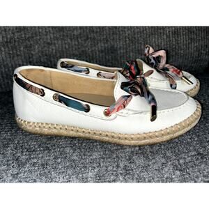 Naturalizer Women's Annabeth White Leather Loafers Size 6.5W